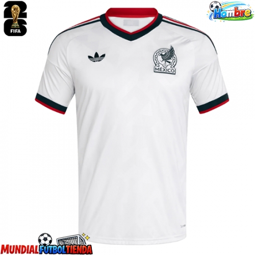 Camiseta México Segunda Equipación Replica Mundial 2026 mangas cortas